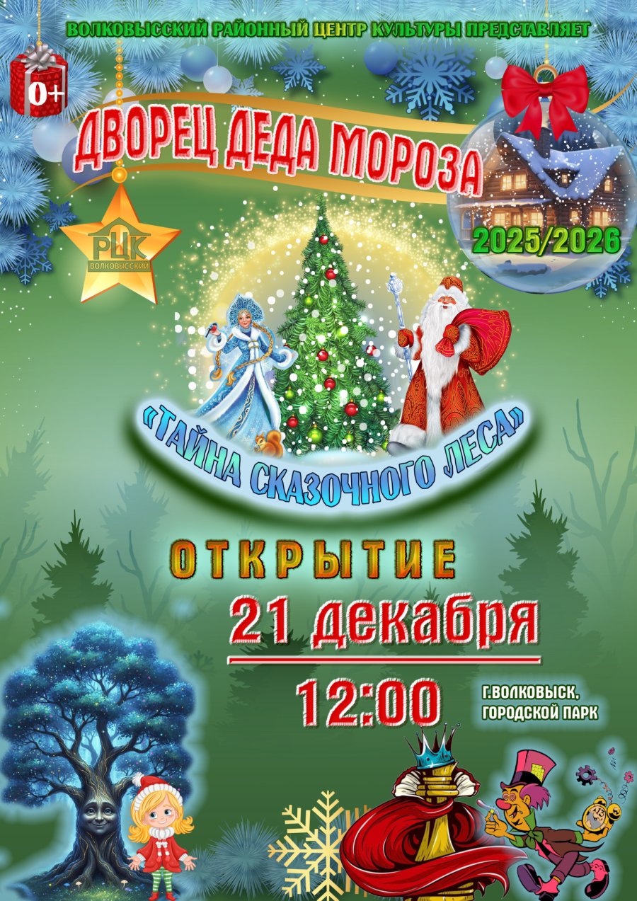 Открытие Дворца Деда Мороза